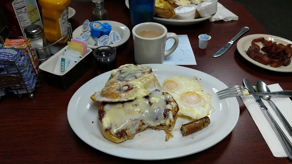 Cinnamon Roll French Toast Breakfast
